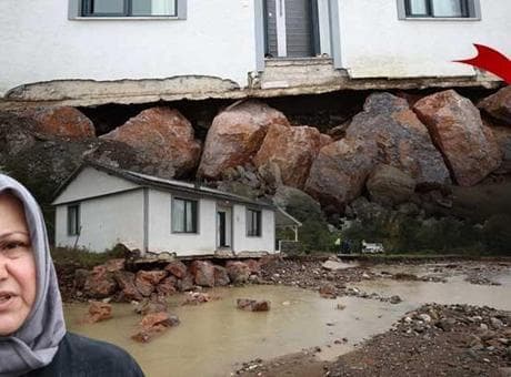 Evinin bahçesi bir gecede bahçesi dere yatağına döndü: Daha önce böyle bir olay görmedim