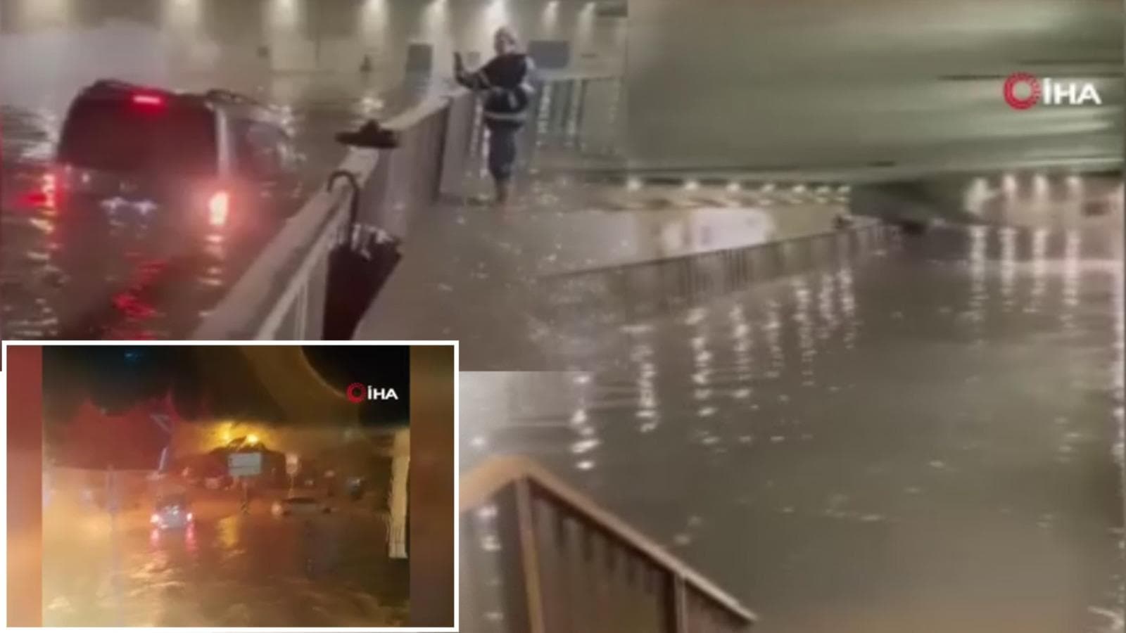 İstanbul'da baba-kız mahsur kaldı: Canımızı zor kurtardık