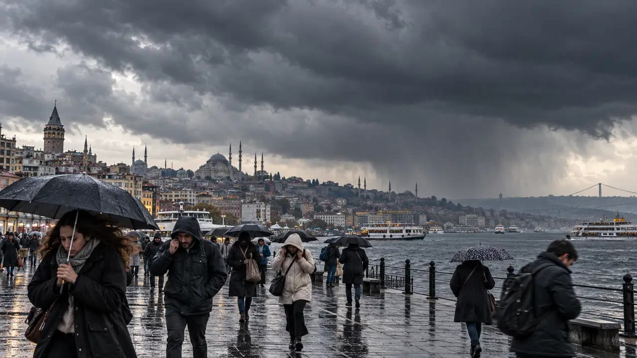 Meteoroloji'den İstanbul'a saatli uyarı: 'Bu gece yarısından sonra...'
