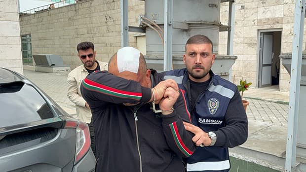 Samsun'da ilginç olay: Silahlı saldırganı pencereden attığı mumlukla etkisiz hale getirdi