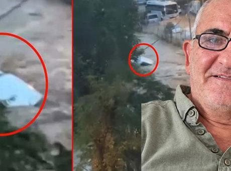 Sarıyer’de sel felaketi! Yeni görüntüleri ortaya çıktı: İçinde adam var