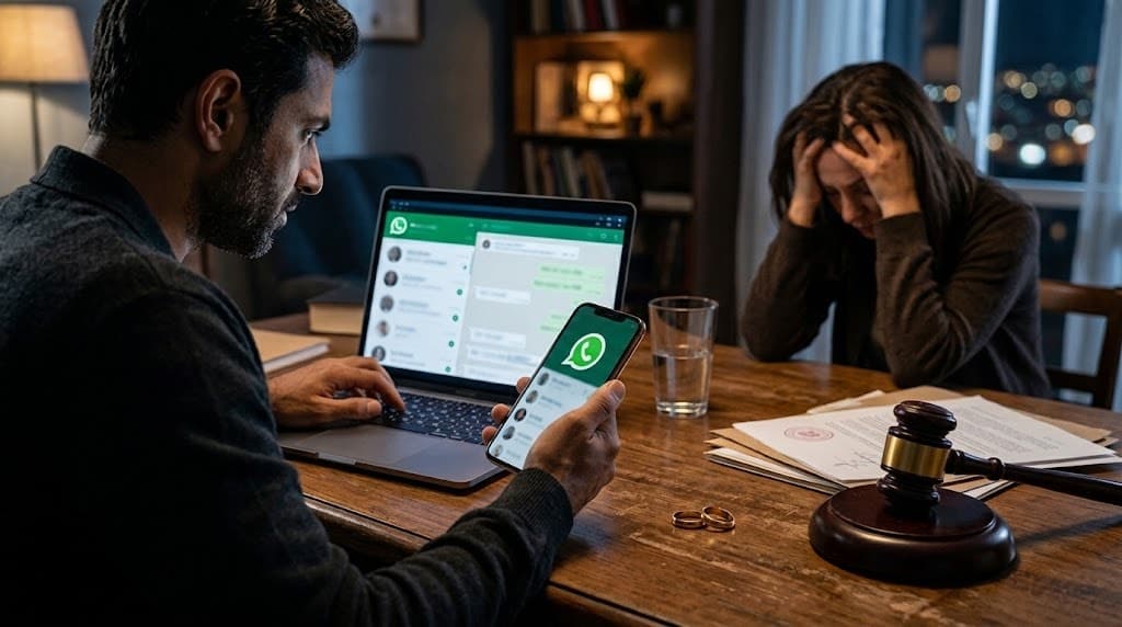 Yargıtay, eşinin WhatsApp yazışmalarını gizlice izleyen erkeği ağır kusurlu buldu