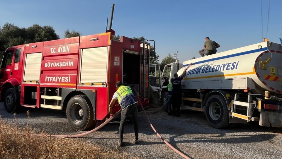 Yangın müdahalesinde kullanılan su için Didim Belediyesi’ne 160 bin lira ceza