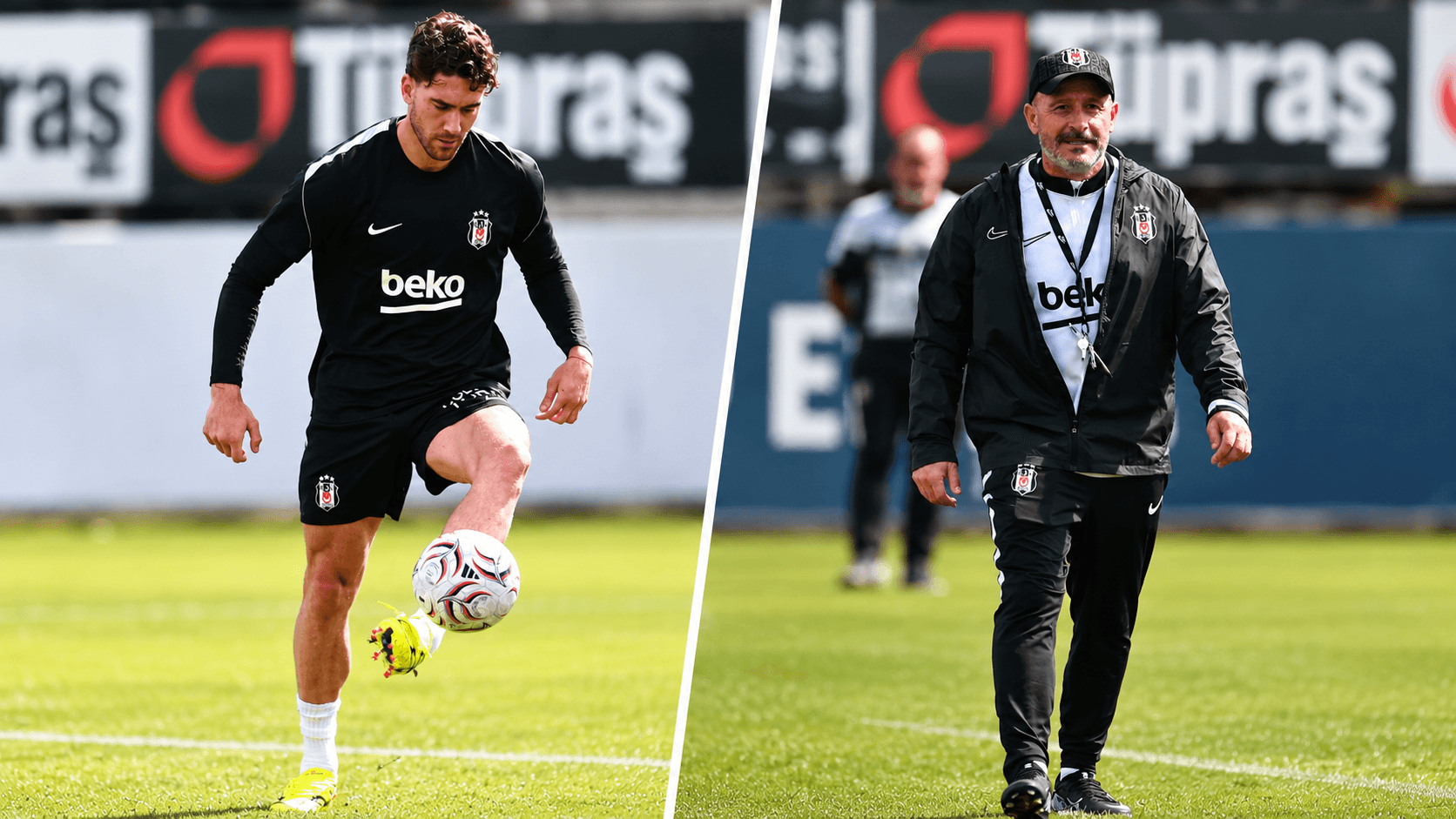 Beşiktaş, Kocaelispor karşılaşması öncesi çalışmalarını sürdürdü